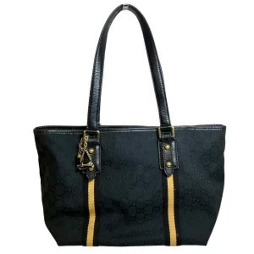 Gucci Tote Bag GG Canvas Leather